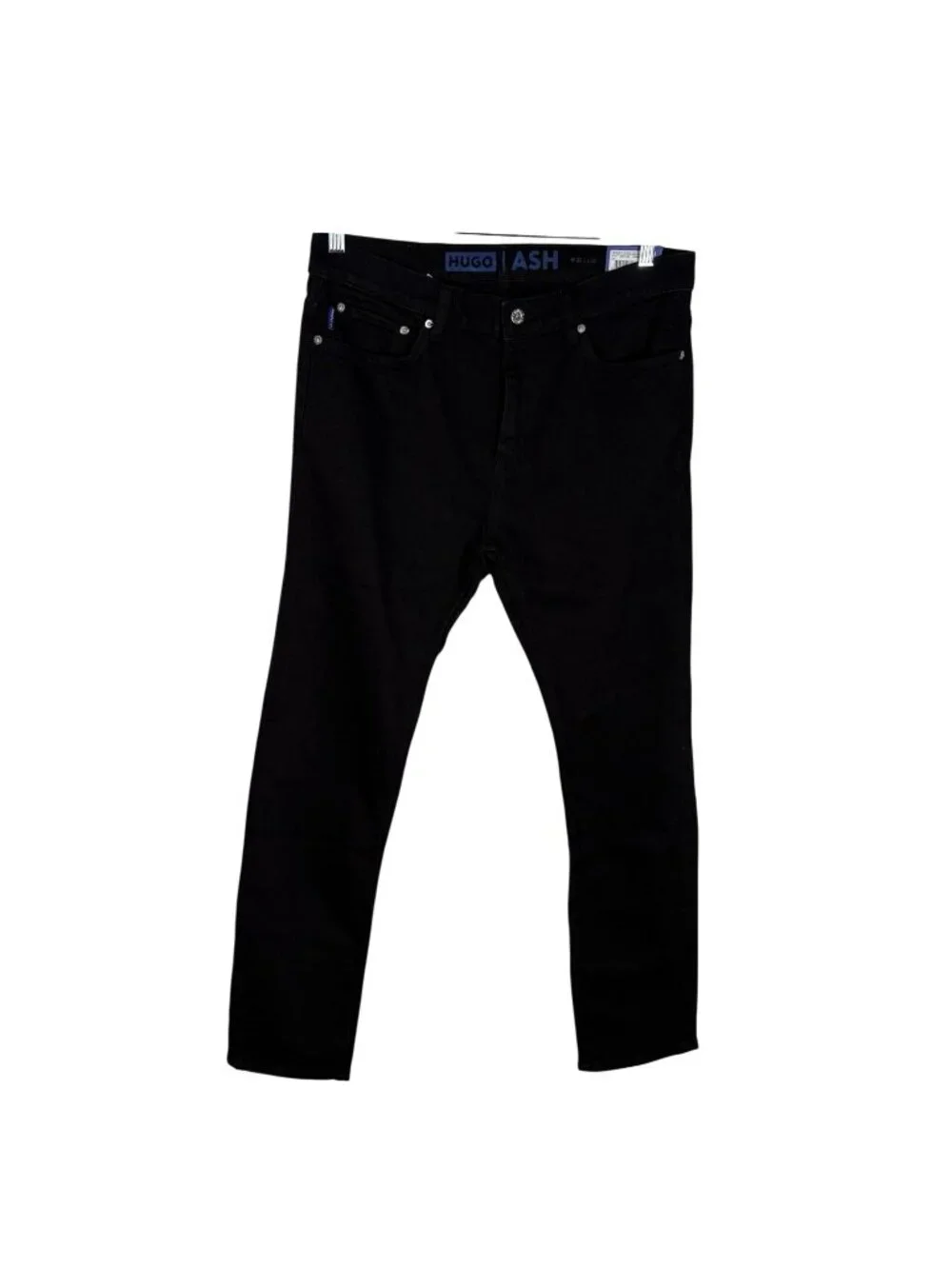 HUGO Boss Men Size W32xL32 Black Denim Ash Slim Fit Jeans NWT